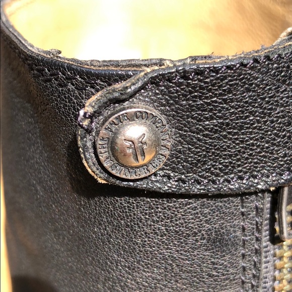 Frye Tall Black Leather Boots - Picture 4 of 5